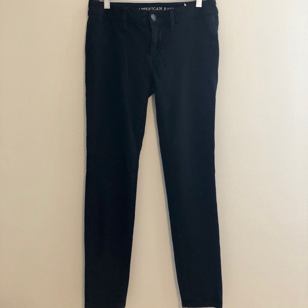 Black jeggings